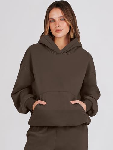 ANRABESS Womens 2 Piece Outfits Lounge Hoodie Oversized Sweatshirt Jogger Sweatpants Y2K Tracksuit Sweatsuit Set Fall Clothes4