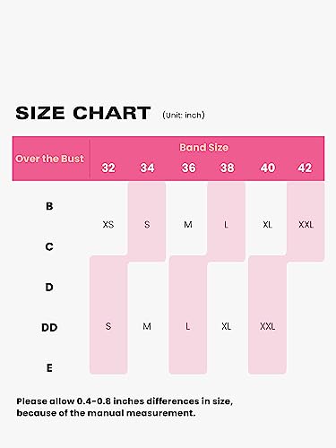 Image of DOBREVA Women's Bralettes No Underwire Bras Support Padded Wireless Ribbed Seamless Bra Removable Pads Push Up Inserts