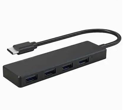 Image of ENTWINO Gamer-Gaming Mouse Wired with C Type Hub, 4 USB Ports 2.0 Combo Set