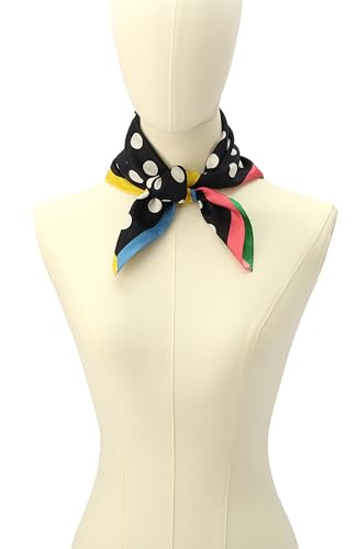 Kate Spade New York Women's Breezy Dot Silk Bandana, Stylish & Lightweight Accessory, Ideal for Everyday3