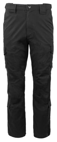 Propper Mens Kinetic EMS Pant NexStretch Ripstop EMS Work Pants with Teflon Ecolite Slider Waist Cargo Pockets Black 30X30