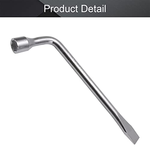 Utoolmart Car Spare Tire Lug Wrench for Jack - L Type Hexagon 19mm Slotted End Socket Repair Tool 1pcs - Image 5