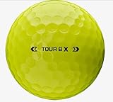 Bridgestone Tour B-X Golf Balls (Yellow, 3pk) 1 Sleeve 2024
