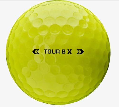 Bridgestone Tour B-X Golf Balls (Yellow, 3pk) 1 Sleeve 2024