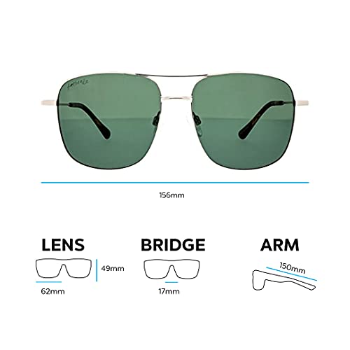 Image of FATHEADZ Oversized Polarized Sunglasses Men & Women - UV Protection RX Ready Wide Fit Eyewear for Outdoor Use - RX Ready