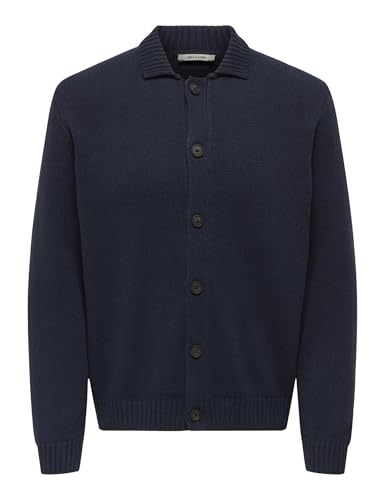 Cárdigan Onsjacob chaqueta de punto para hombre jersey abierto de manga larga Only & Sons