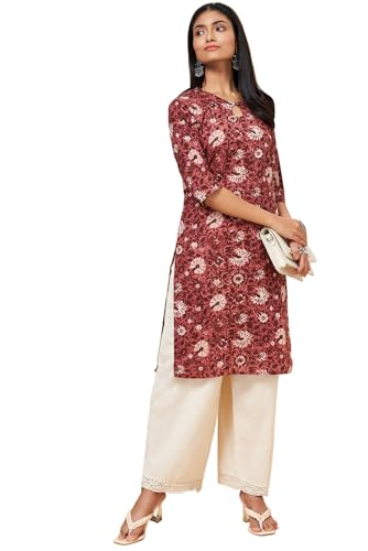 Image of Rangmanch by Pantaloons Women's Regular Fit High Rise Pants