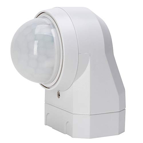 Kopp Infracontrol Bewegungsmelder, 240°, 12m Reichweite, Infrarot-Bewegungsmelder Aufputz für Außen und Innen, IP54, weiß, 824617011