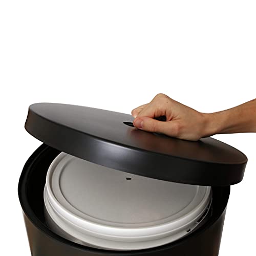 Monkey Movement Black Stainless Steel Floor Stand Wipe Dispenser With Built-In Trash Can - Fits Wipes On Rolls - Perfect For Fitness Clubs, Schools / Daycares, Commercial And Residential Facilities #TOP5