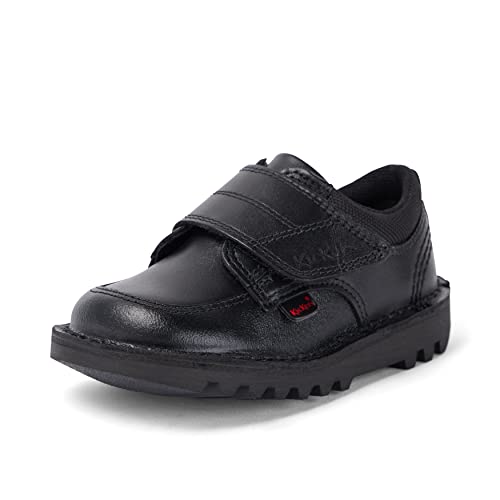 Kickers Kick Scuff Lo I Black Leather 10 US Infant