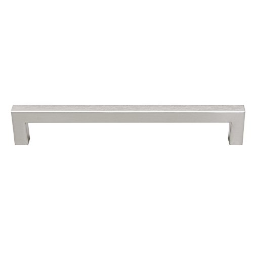 Gobrico - Tiradores de puerta (10 unidades, 192 mm, acero inoxidable, tiradores de puerta largos para armarios, tiradores de puerta cuadrados, 10 unidades) Cover