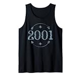 Camiseta vintage 2001 con gráfico bohemio 2001 Boho con flecha y estrellas - Regalo de cumpleaños número 21 retro para hombres, mujeres, padre, madre, papá, mamá, abuelo, abuela, esposa, esposo de 21 años. Celebra veintiún años con el gran disfraz de 21