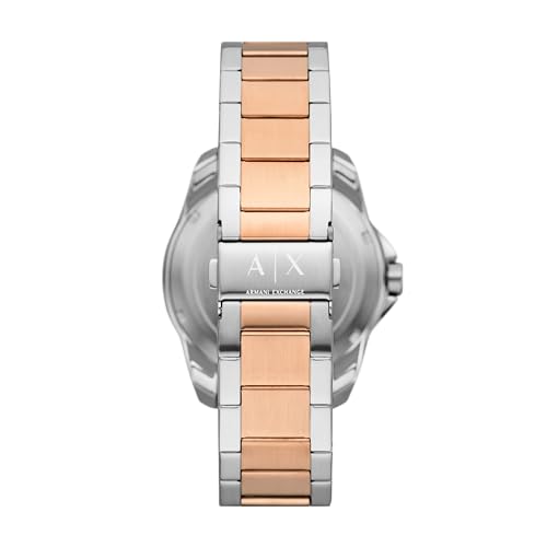 Image of Armani Exchange A|X Dive-Inspired Stainless Steel Watch for Men