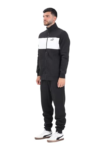 PUMA Combinaison Poly tenue homme noire et blanche contre le froid
