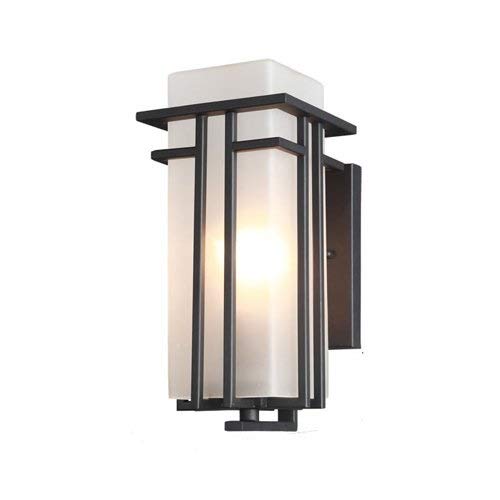 Lampe murale moderne balcon en verre et applique étanche IP55 pour extérieur