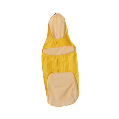 Hemobllo Perros con Capucha Reflectante Poncho de Nylon Transpirable y Resistente al Agua Abrigo para Mascotas Secas y Días Lluviosos Color