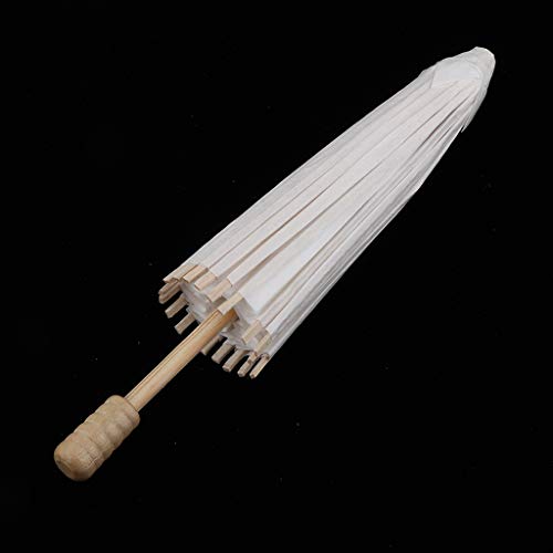 P Prettyia Handgemaakte Blank Papier Paraplu's Papier Cocktail Drink Parasols hinese Japanse Stijl Papier Paraplu… - Image 6