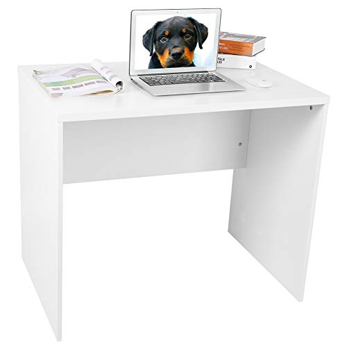 Computer-Schreibtische Holz PC Laptop Schreibtisch weiß glänzend Eckschreibtisch Endtisch groß Desktop Schreiben Studie