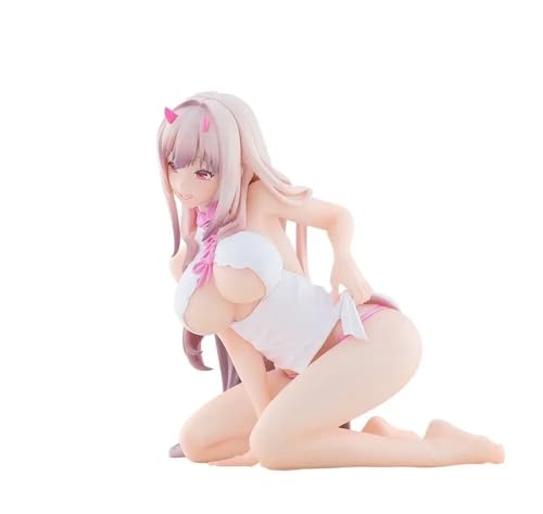 Image of Goddess of Victory: Nikke Viper Kneeling Pose Anime Figure | 12cm Anime Girl Collectible Figurine for Desk, Shelf, Car Dashboard & Display Decor | Premium Anime Gift for Nikke Fans