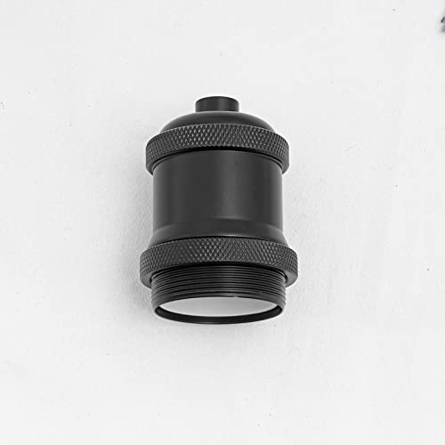 Kiven H-Type Wire Track Lightpendants, 23.6 Inch Cord Length Black Weave Rope, Restaurant Decorativependant Light Industrial Pendant Lamp 3 Pack ,Bulb Not Included（Matte Black） #TOP3