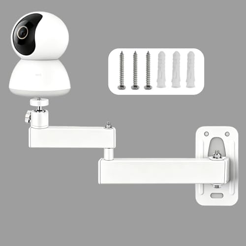 Soporte de pared para proyector en salones con brazo multiángulo plegable de metal