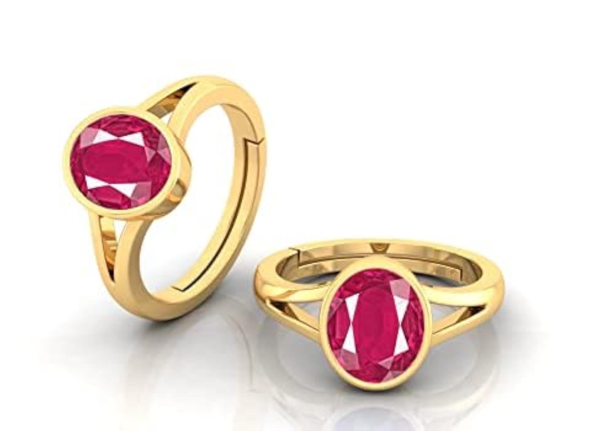 9.25 Ratti Ruby Adjustable Ring, Lab Certified