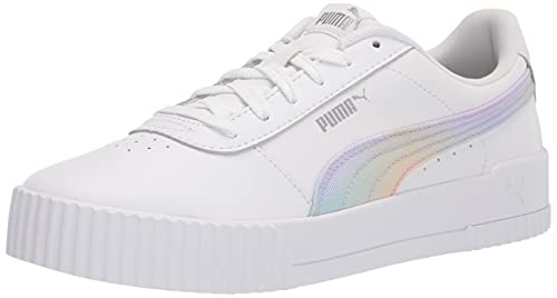 Image of Puma Carina 2.0 Synthetic Leather Lace Up Women's Sneakers