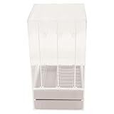 Organizador de Aretes de Acrílico Transparente para Propietarios de Boutiques y Tiendas de Regalos Exhibición de Almacenamiento a Prueba de Polvo con 5 Cajones Organizador de Aretes