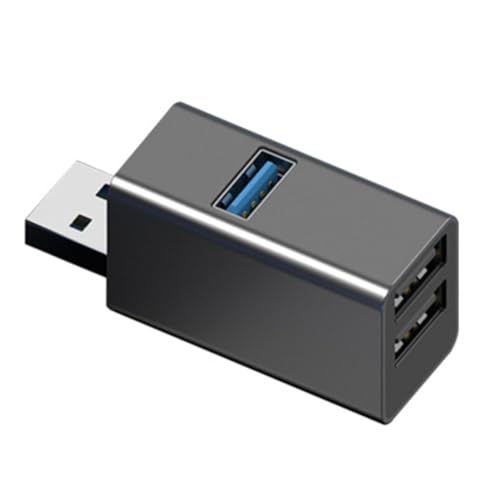 Rfeeuubft Hub USB Conectar y Usar con 3 Puertos USB 3.0, Adaptador de Concentrador USB 3.0 3 en 1 Resistente, Accesorio para Computadora Portátil