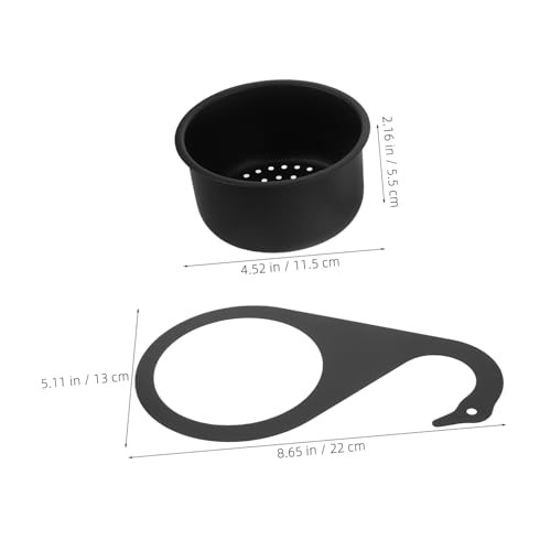 Coladores para fregadero de acero inoxidable 3 piezas miniatura 2