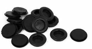 Tool parts 15pcs Black Rubber Closed Blind Blanking Hole Wire Cable Gasket Grommets 20mm