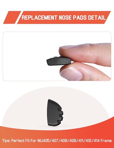 Image of Bwake Replacement Nose Pieces Pads for Maui Jim Ho'okipa and Martini Sport Sunglasses