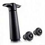 Wein Vakuumpumpe, Wiederverwendbarer Flaschenverschluss Wein Vakuum hält Wein Frisch, 1 Pumpe 2 Stopper, Hält Wein Bis zu 10 Tage Frisch, Weinzubehör Geschenk, zur Aufbewahrung von Wein verwendet