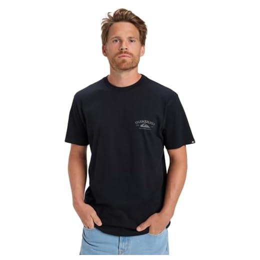 Quiksilver Anchor Lockup SS - Camiseta para Hombre (Paquete de 1)