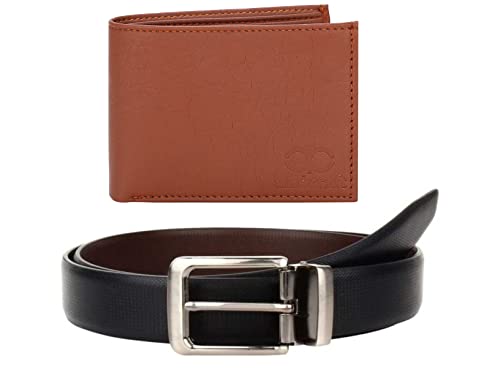 Image of Amicraft Men's Combo Pack Of Wallet & Belt