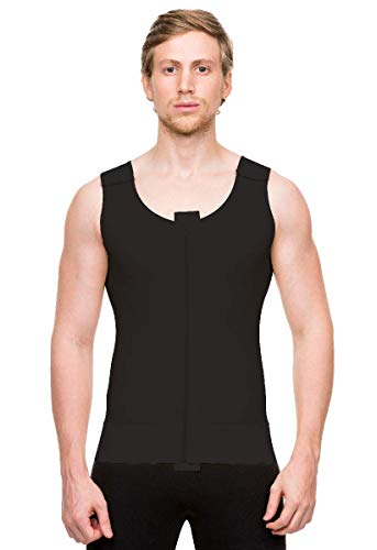 Isavela Male Abdominal Cosmetic Surgery Compression Vest W/Zipper (MG03)