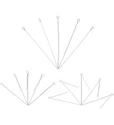 50 Aste Per Esca In Acciaio Inox Diritte - Filo 0,032 X 8 Pollici, Produzione USA