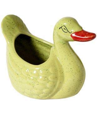 Kieana Ceramic Garden pots/planters for Fresh/Artificial Plants(Indoor/Outdoor) | Best for Home Decoration showpieces/Items Balcony,Home,Garden,Office Bonsai Succulent (Multi)