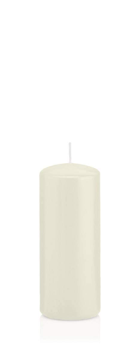 Inna-Glas Ivory Pillar Candle Maeva, 12Cm, Ø5cm, 28H - Made In Germany - Votive Candle