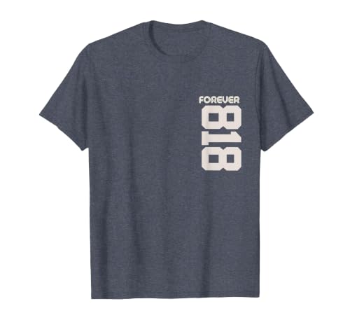 Vintage Forever 818 California Area Code 818 T-Shirt, Men, Heather Blue, 5X-Large