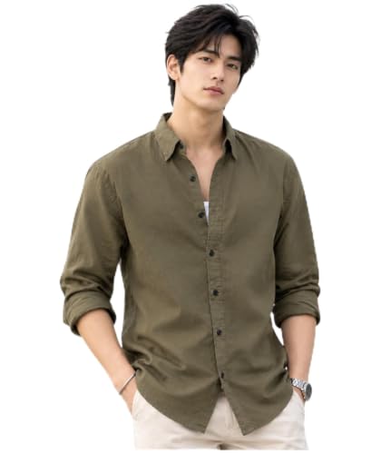 Image of Men's Premium Cotton Flannel Checkered Shirt | Full Sleeve Plaid Casual Button-Down | Regular Fit | Winter & Autumn Wear | Size - 2XL