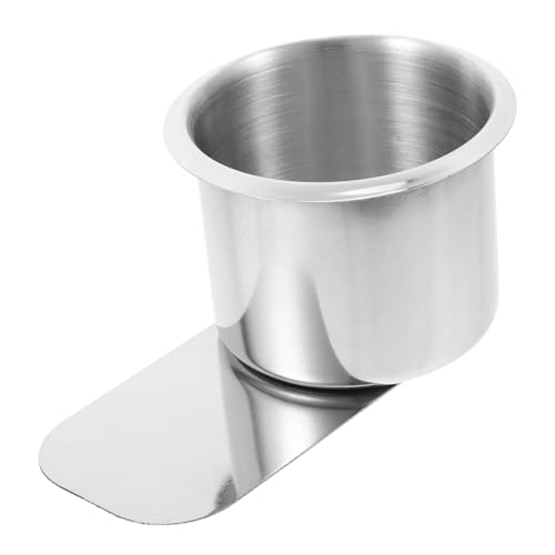 WOONEKY Cup Rack for Poker Table Stainless Steel Drink Holder Cup Holding Stand Poker Table Accessory
