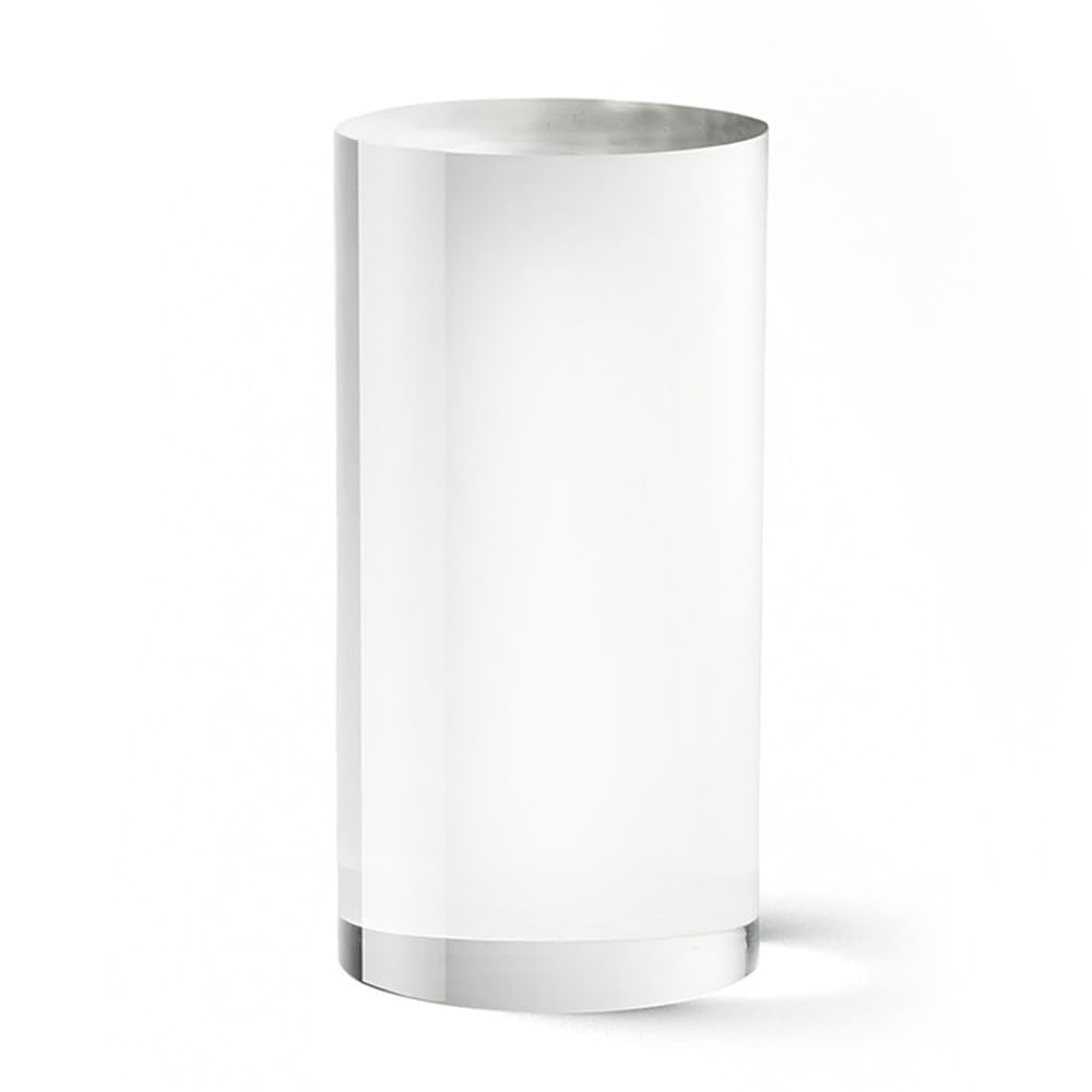 DFDPAXL Transparent Acrylic Cylinder Flat Stand 120×80Mm-120×150Mm
