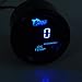 HOTSYSTEM Universal Oil Temperature Gauge Temp Meter Blue Digital LED DC12V 2inches 52mm for Car Automotive(Celsius)