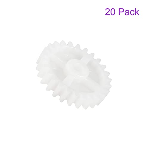 Dmiotech 20 Pack 26 Teeth Plastic Gears Model 262A Reduction Gear Plastic Worm Gears For Diy Cars, Robots, Model Making #TOP4