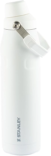 Stanley - Garrafa de Água Aerolight com Tampa Fast Flow, Garrafa Térmica a Vácuo para Bebidas Frias, Aço Inoxidável Leve, 1,1 L, Polar