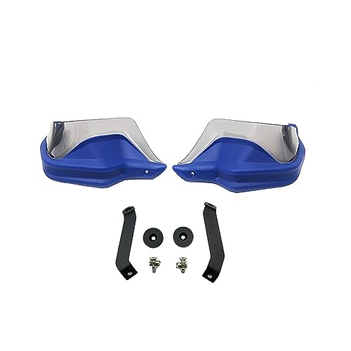 �ɓK������ NC750X DCT NC750S NC700X CTX700 2013-2022 �I�[�g�o�C ABS �n���h�K�[�h�V�[���h�K�[�h�t�����g�K���X�蕗�ی�(Blue Grey Set)
