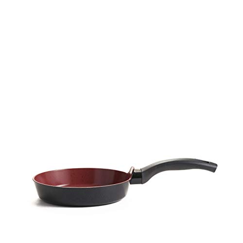 CLASSE ITALY, Linea TUSCANY, Padellino Uovo cm 16 Antiaderente Naturale a 5 strati alta resistenza, senza PTFE, PFOA, PIOMBO, CADMIO, per Induzione e Fiamma,