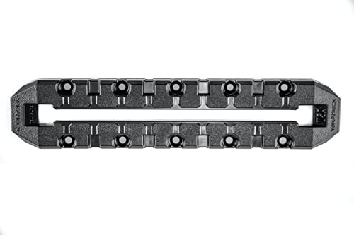 YakAttack GridLoc MightyMount XL 9” Track Mount | Kayak Rail Accessory with Hardware | Compatible with BlackPak Pro & Kayak Track Systems | Durable 7.5” Usable Length Gear Mount | Made in USA