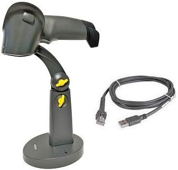 Clover Barcode Scanner, with Hands-Free Stand, USB Corded | for Clover Station and Mini (Zebra/Symbol DS2208) (Renewed)